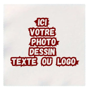 25 chiffons pour lunettes personnalisables