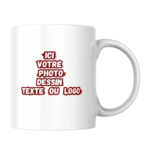 Mug blanc personnalisable maroc yii.ma