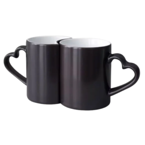 Mug couple, magic, anse coeur, personnalisable maroc