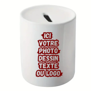 Tirelire blanche personnalisable maroc tirelire maroc