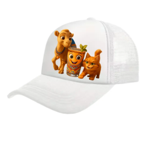 Casquette filet blanche lalla mamia et amis livraison partout au maroc