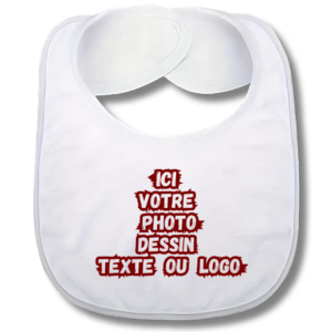 bavoir personnalisable livraison partout au maroc